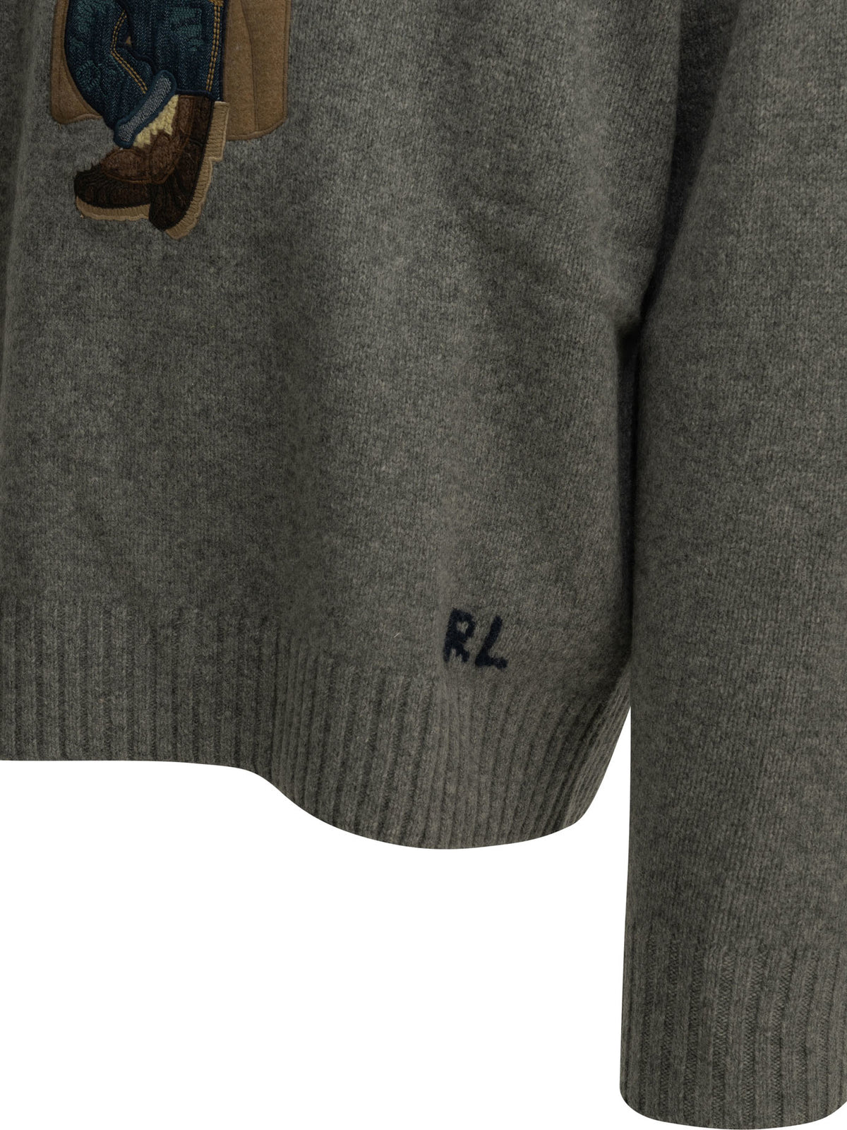 "Polo Bear" Crew-Neck Sweater Knitwear