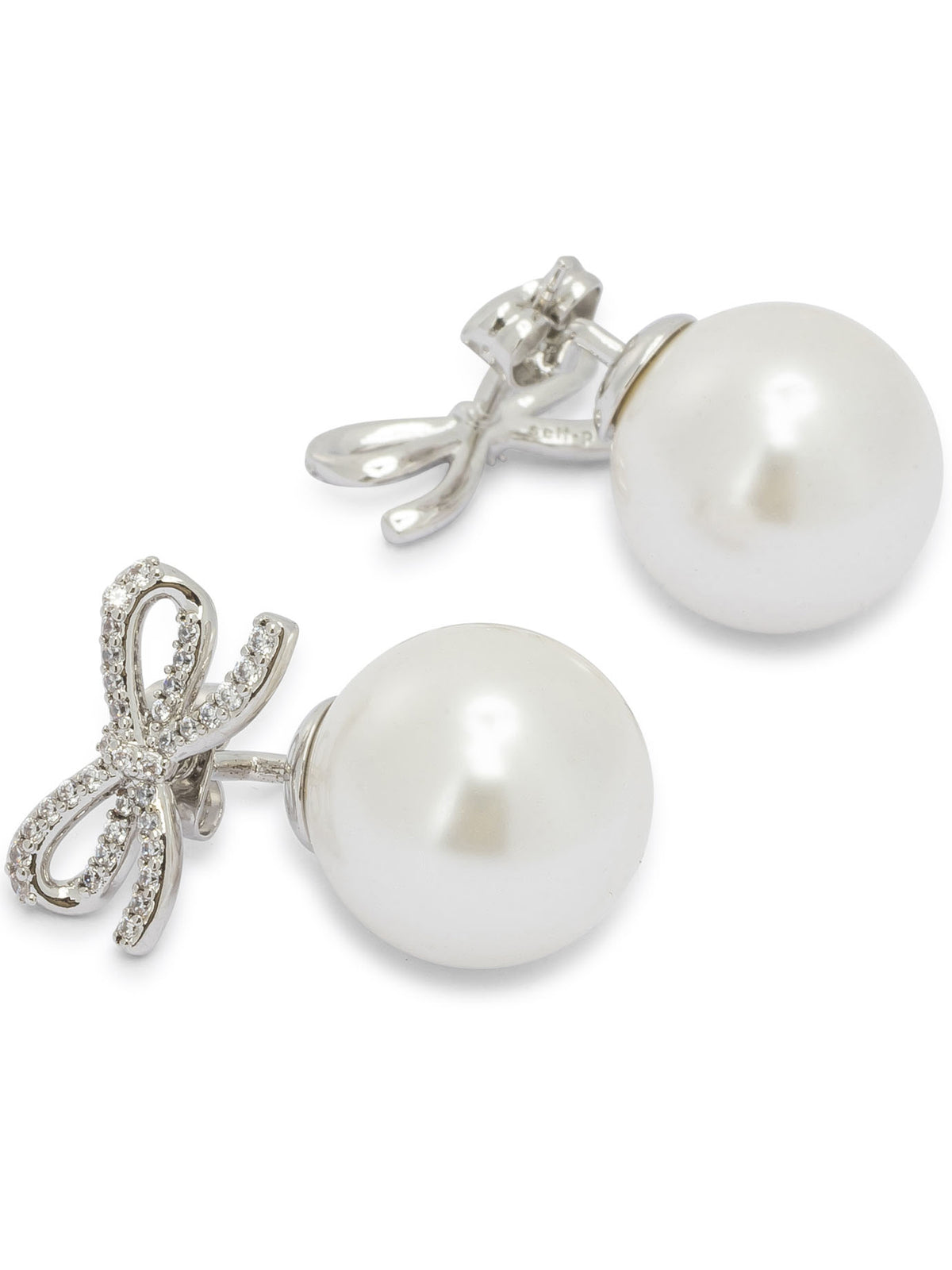 Earrings with pearl and crystals Jewels