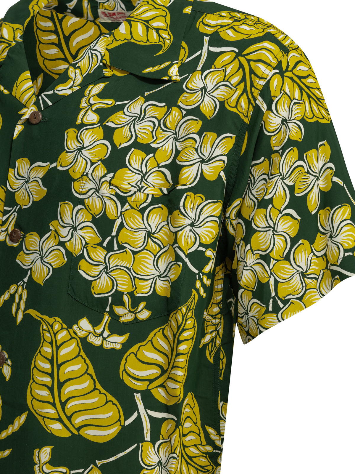 "Plumeria Blossoms" Casual Shirt Shirts