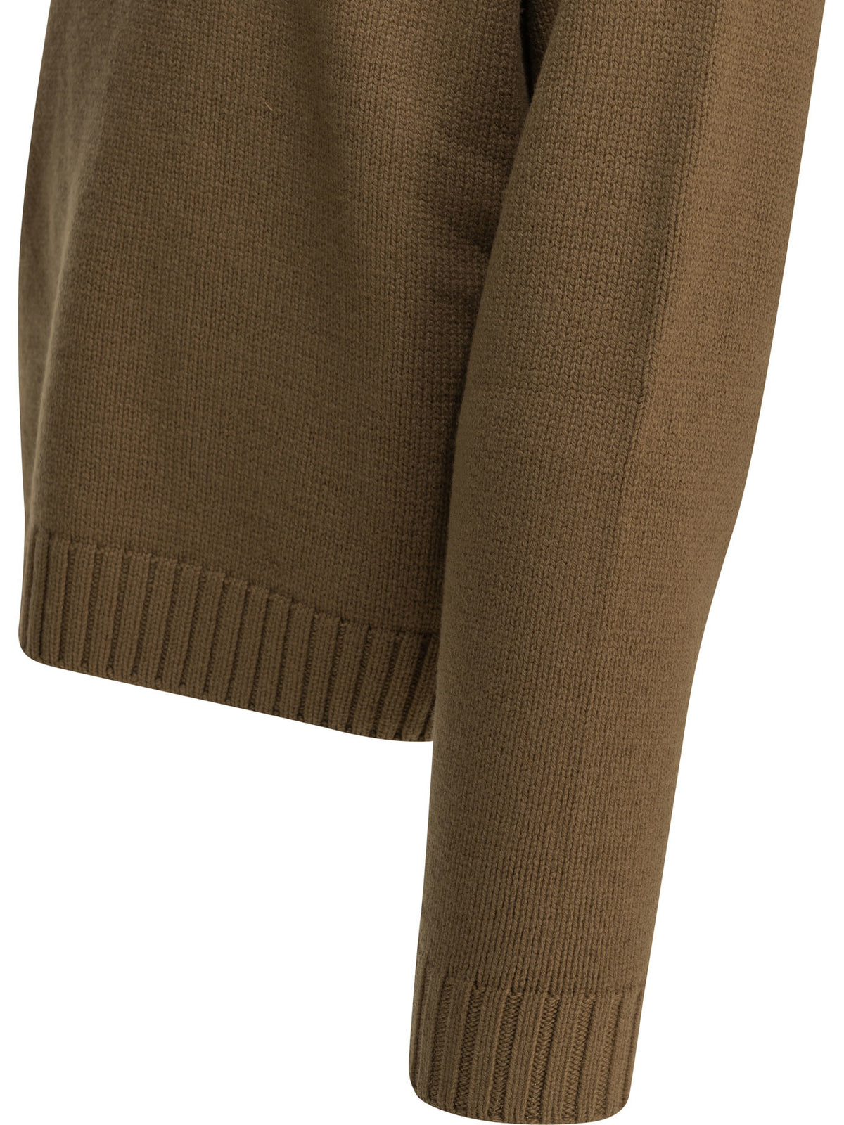 Cashmere wool blend half-zip sweater Knitwear