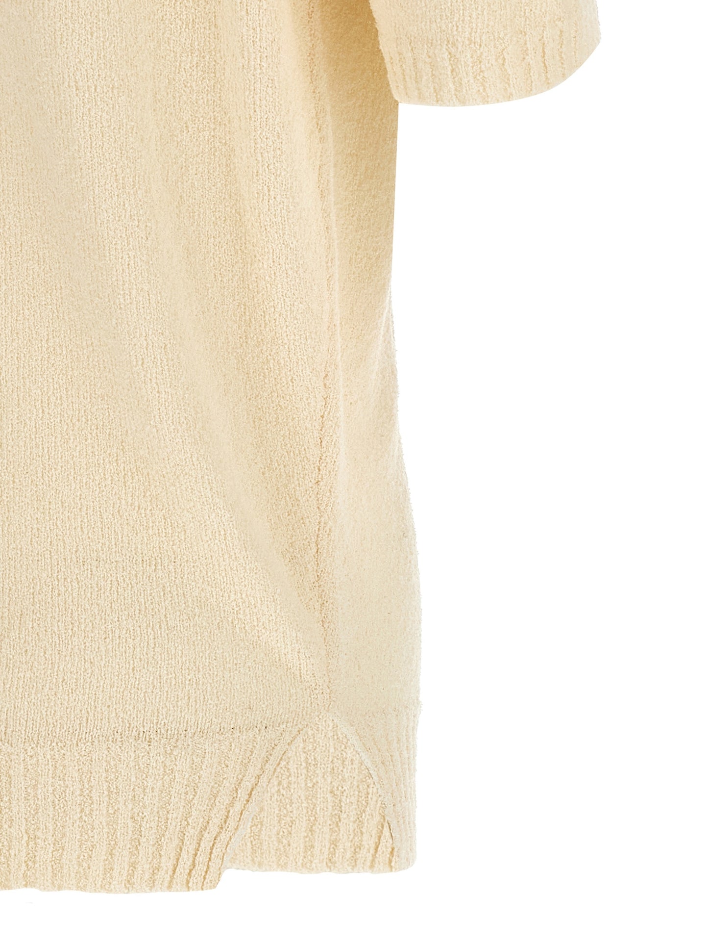 Bouclé cotton polo shirt Polo