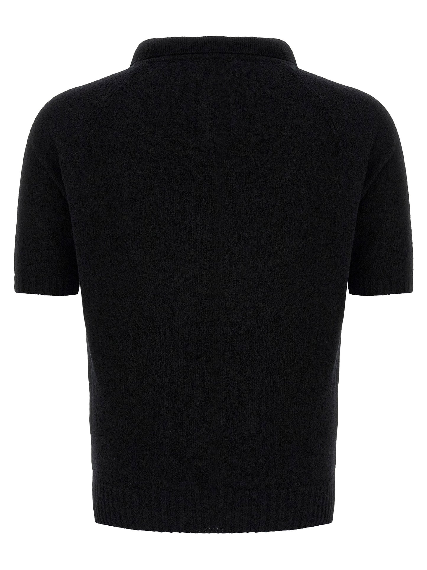 Bouclé cotton polo shirt Polo
