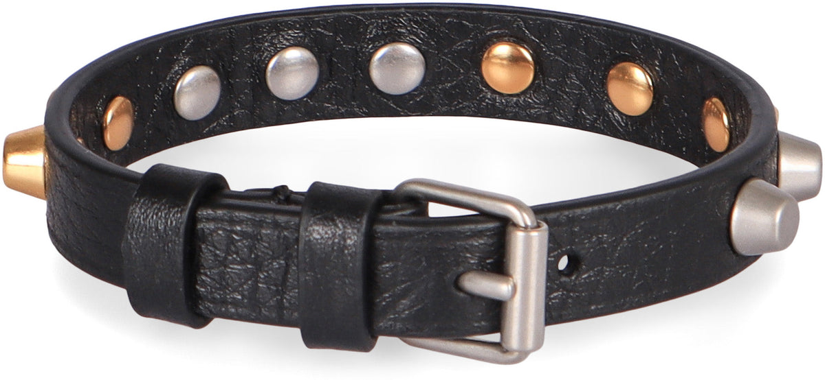 Rockstud bracelet in leather RTW