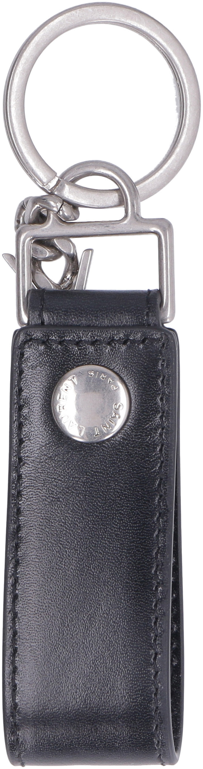 Leather keychain with logo RTW