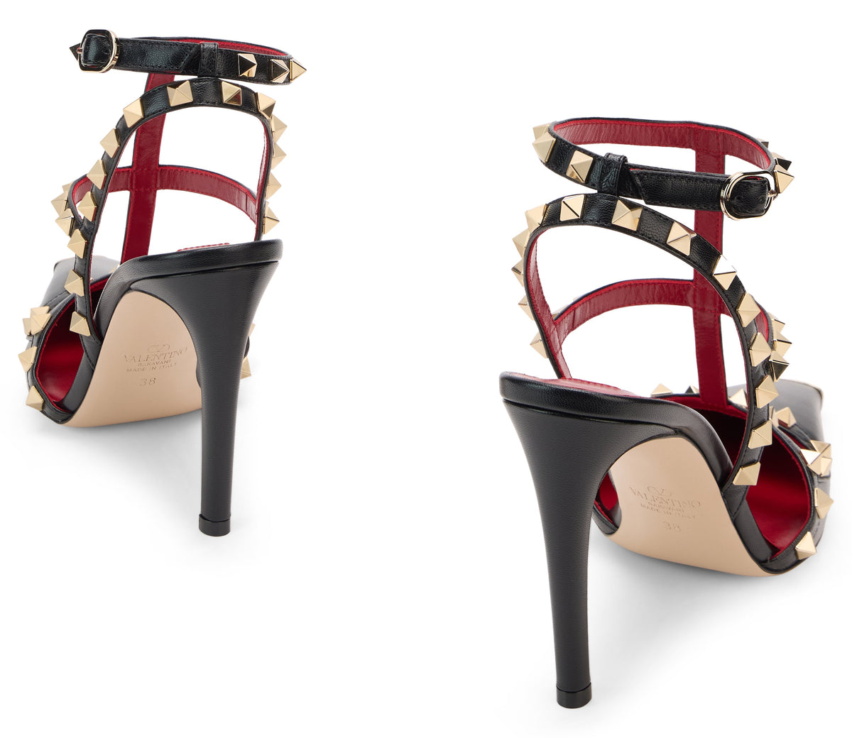 Pumps Rockstud in leather SHOES