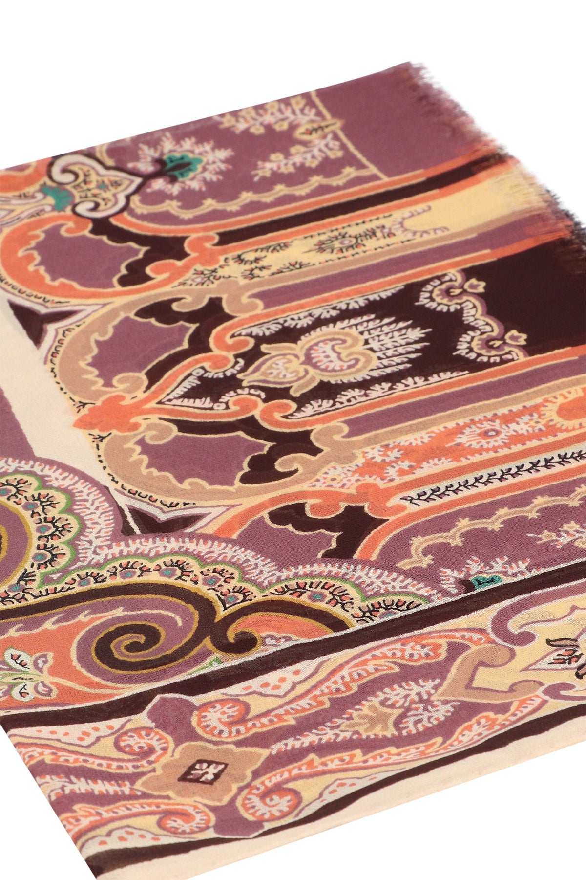 Etro Printed silk scarf