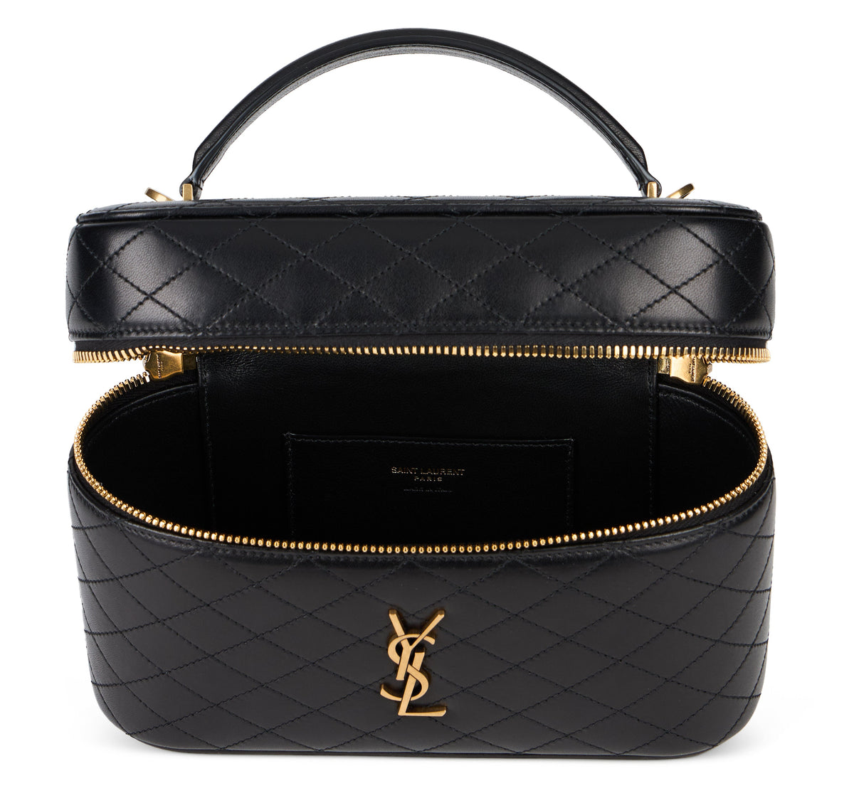 Saint Laurent Large leather shoulder bag Gaby Vanity