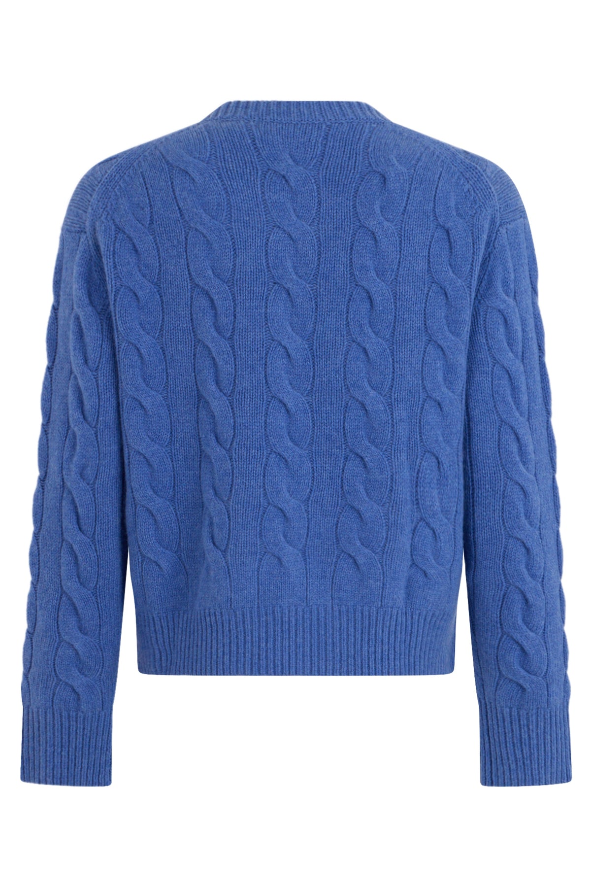 Crew neck sweater with braids RTW