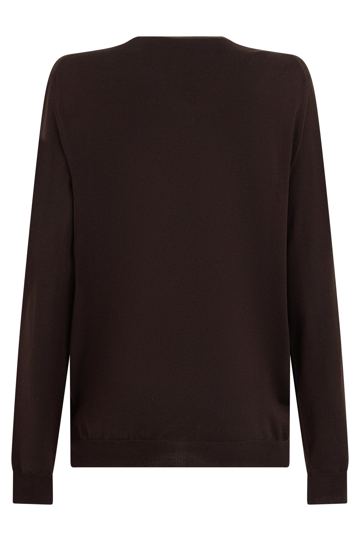 Virgin wool sweater with V-neck RTW