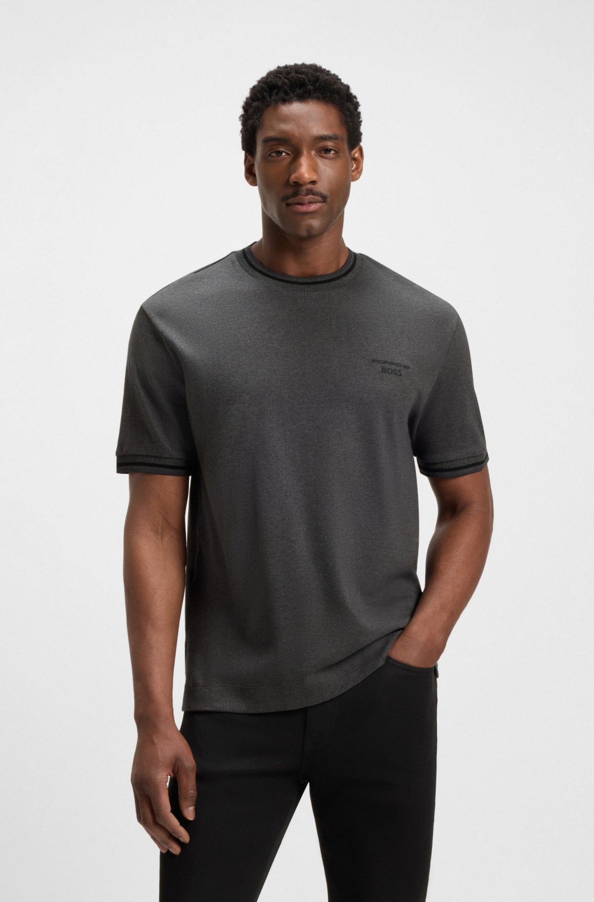 Cotton T-shirt with embroidered logo RTW
