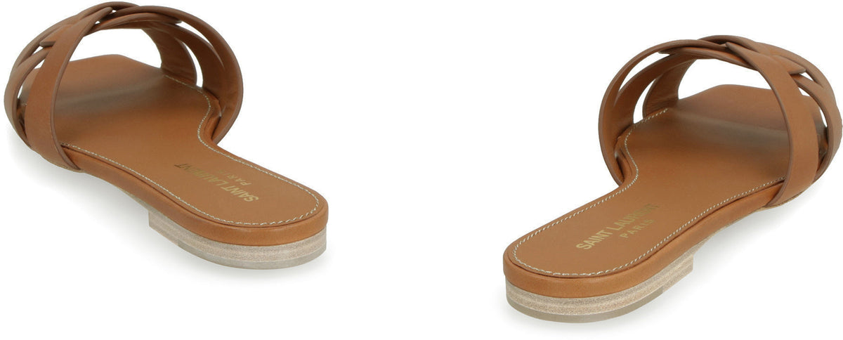 Saint Laurent Tribute leather mules