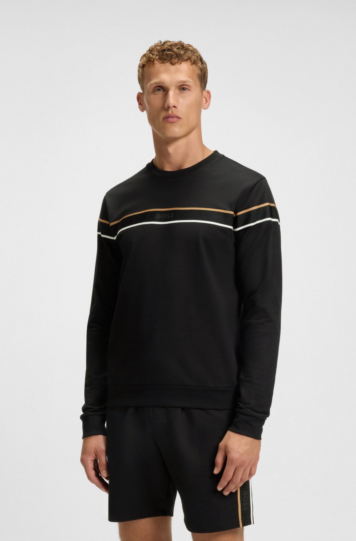 Cotton sweatshirt with round neck RTW