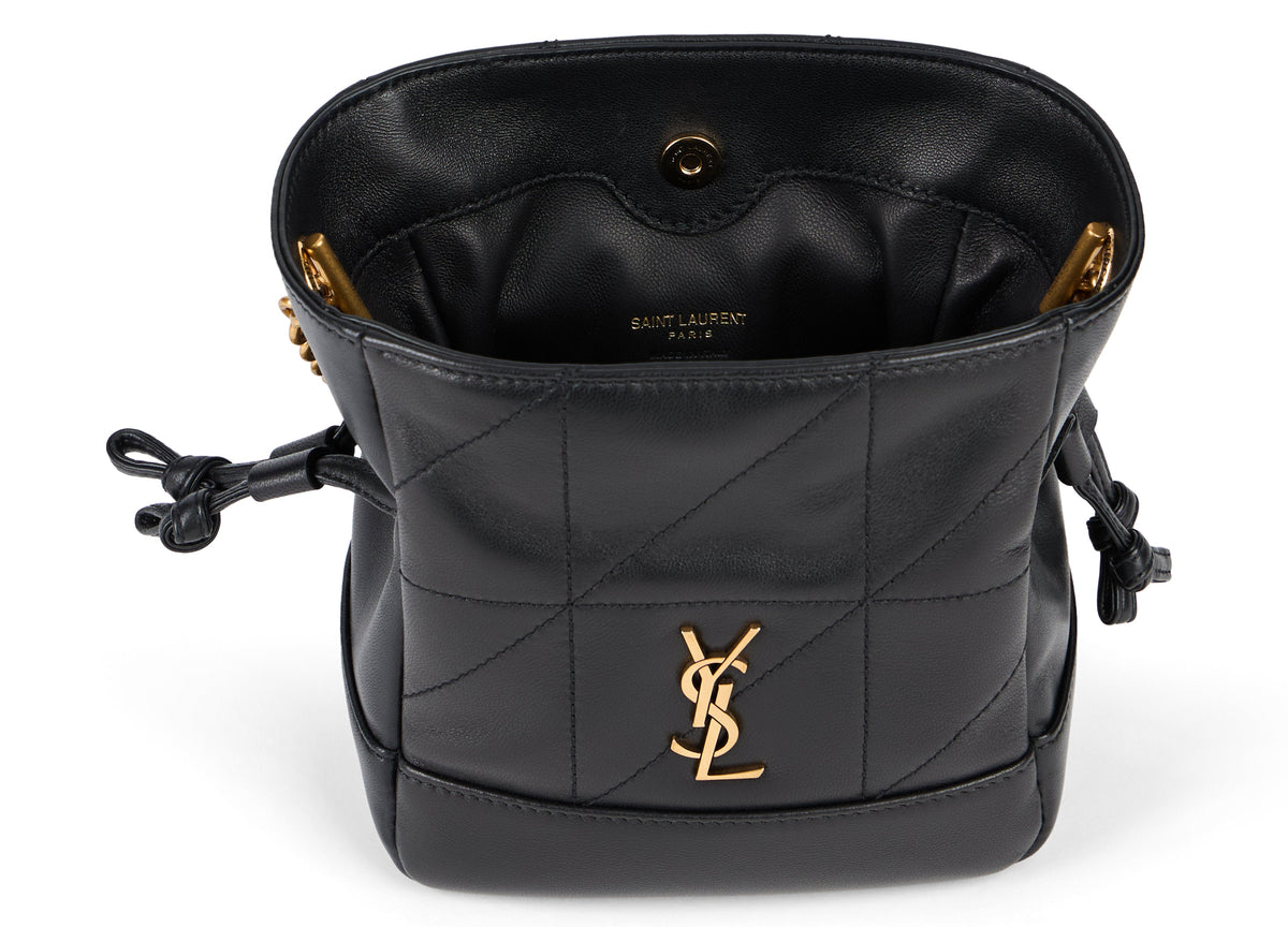Saint Laurent Jamie mini bucket bag in leather