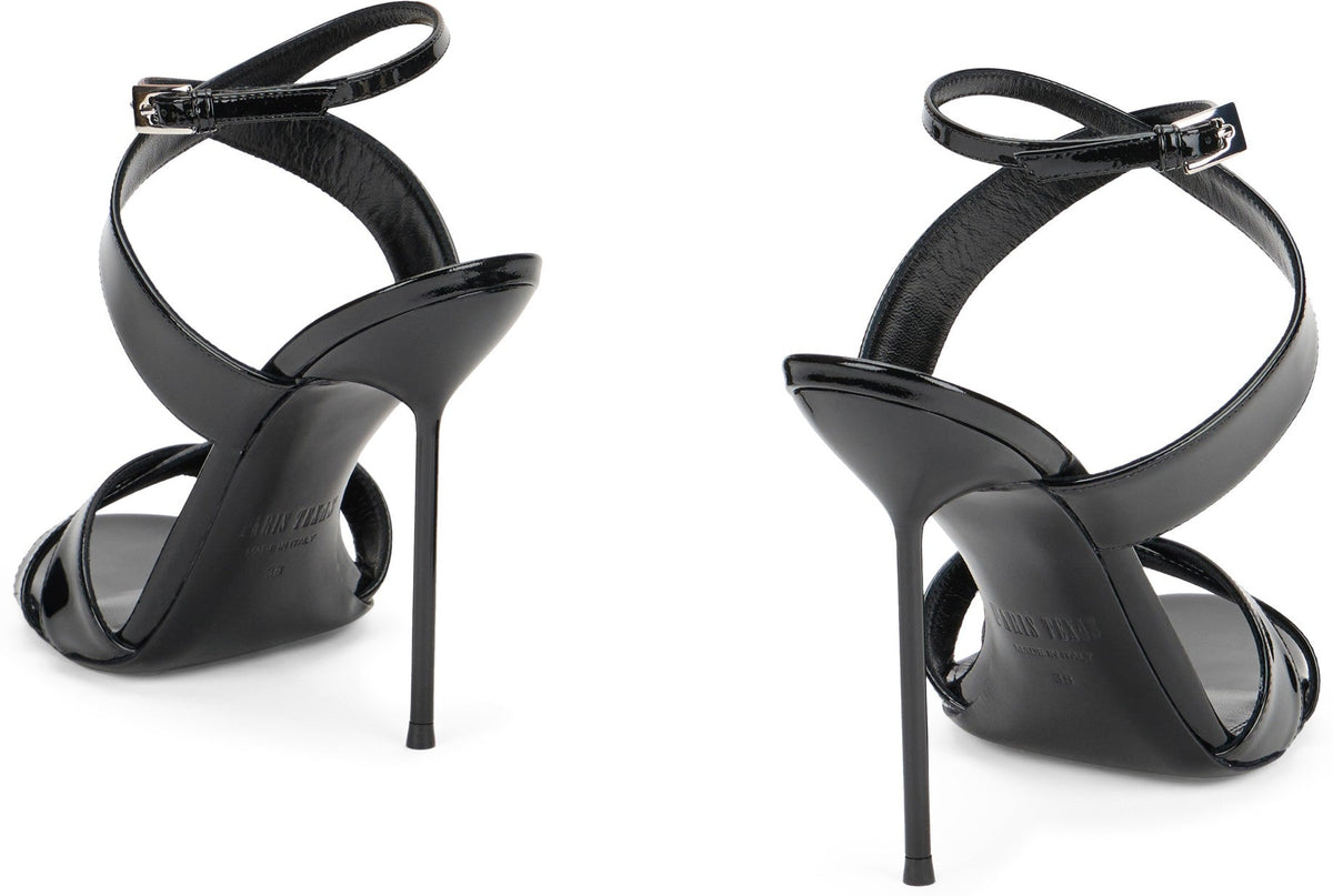 Lidia Sandals in Varnished Leather SHOES