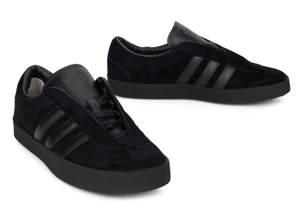 Leather sneakers with stripes SHOES