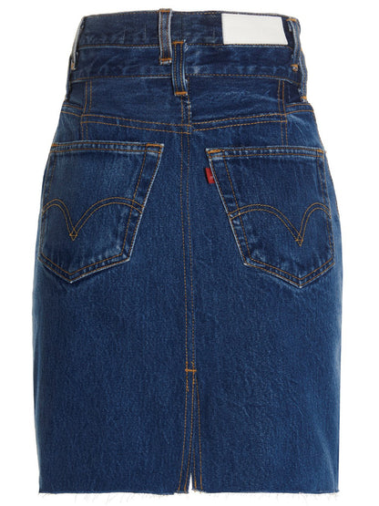 'Double Waisted Pencil' Re Done x Levi's skirt Skirts