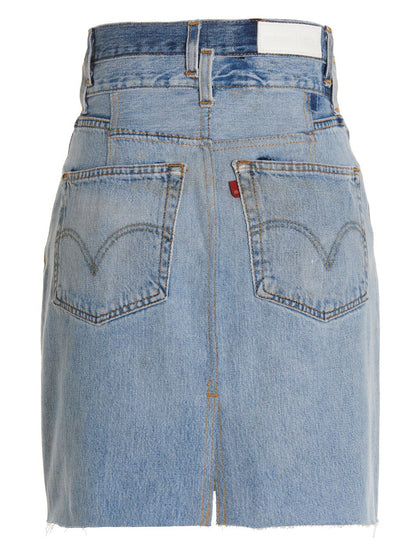 'Double Waisted Pencil' Re Done x Levi's skirt Skirts
