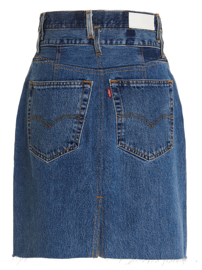 'Double Waisted Pencil' Re Done x Levi's skirt Skirts