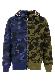 Bape Split camo shark full zip hoodie m