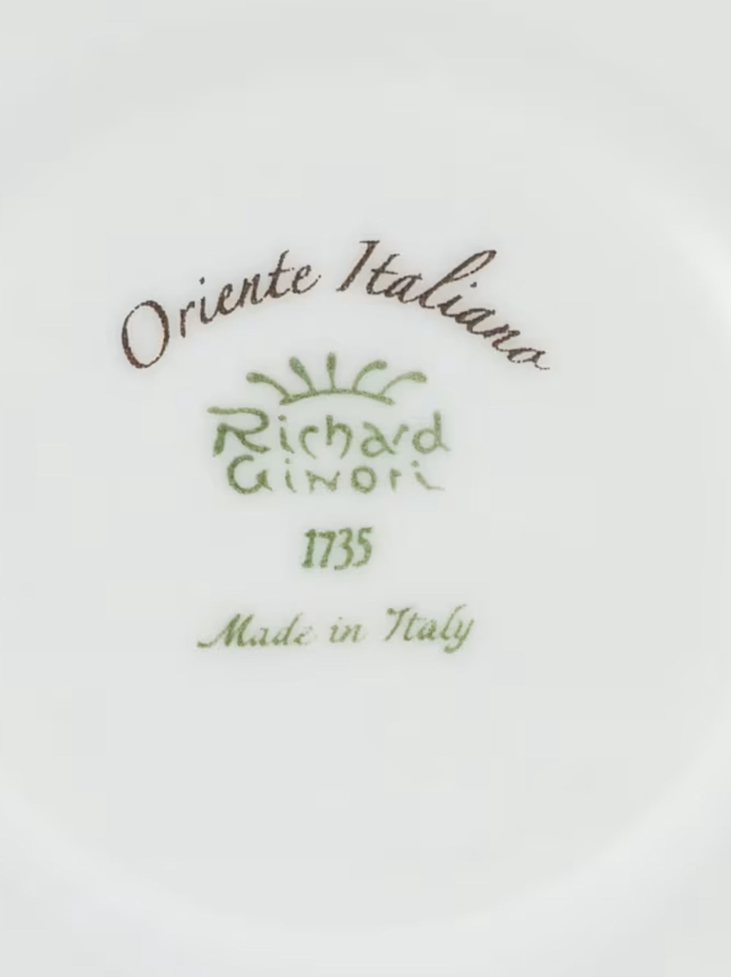 'Oriente Italiano' coffee plate ⌀ 13,5 cm Tea and coffee