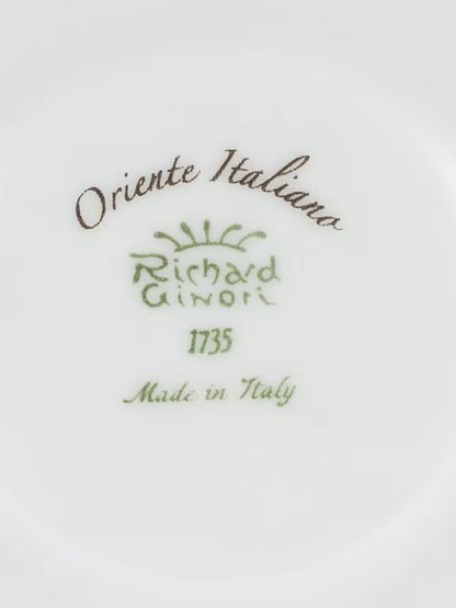 'Oriente Italiano' coffee plate ⌀ 13,5 cm Tea and coffee