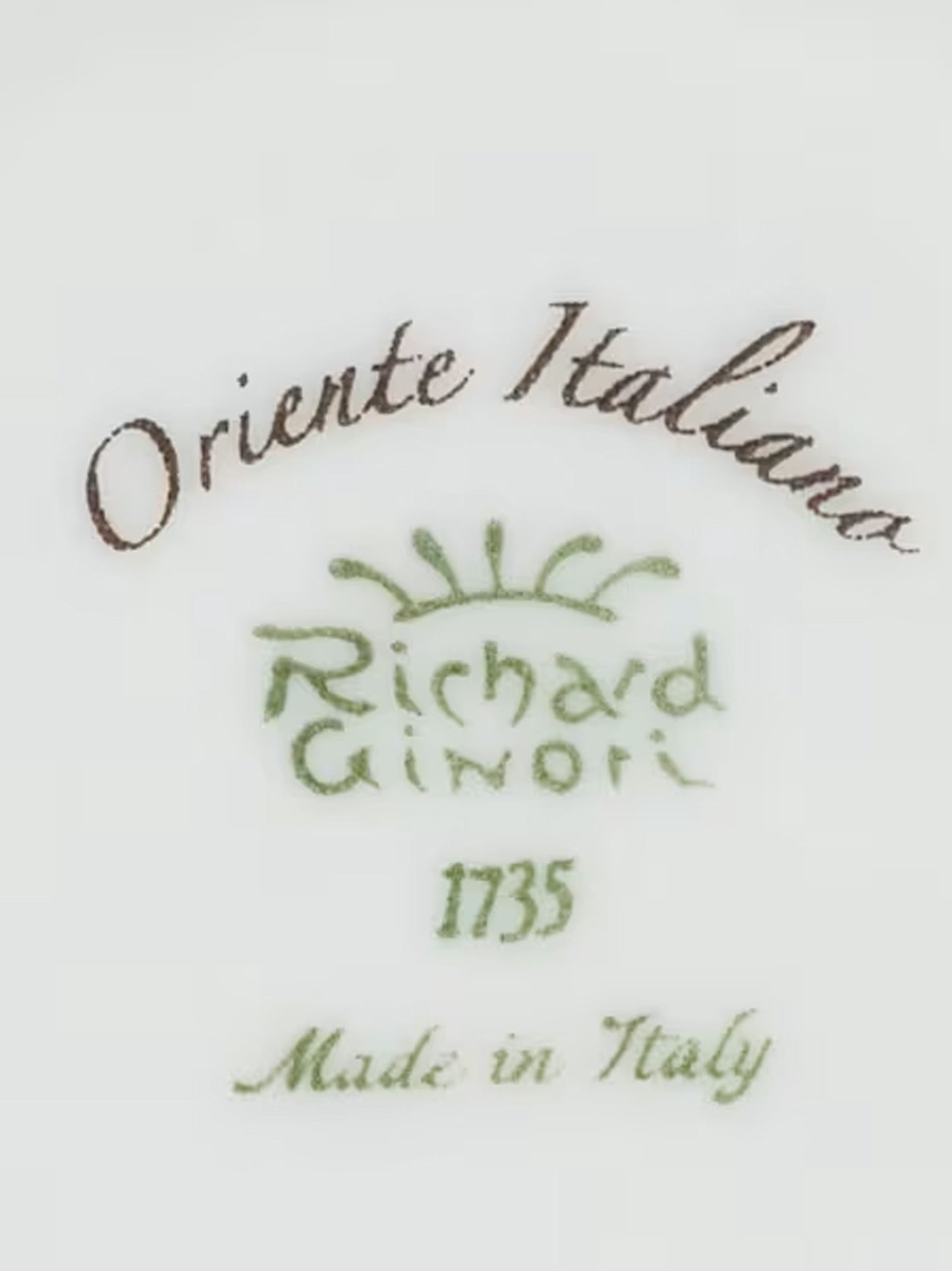 'Oriente Italiano' side plate ⌀ 15 cm Tea and coffee