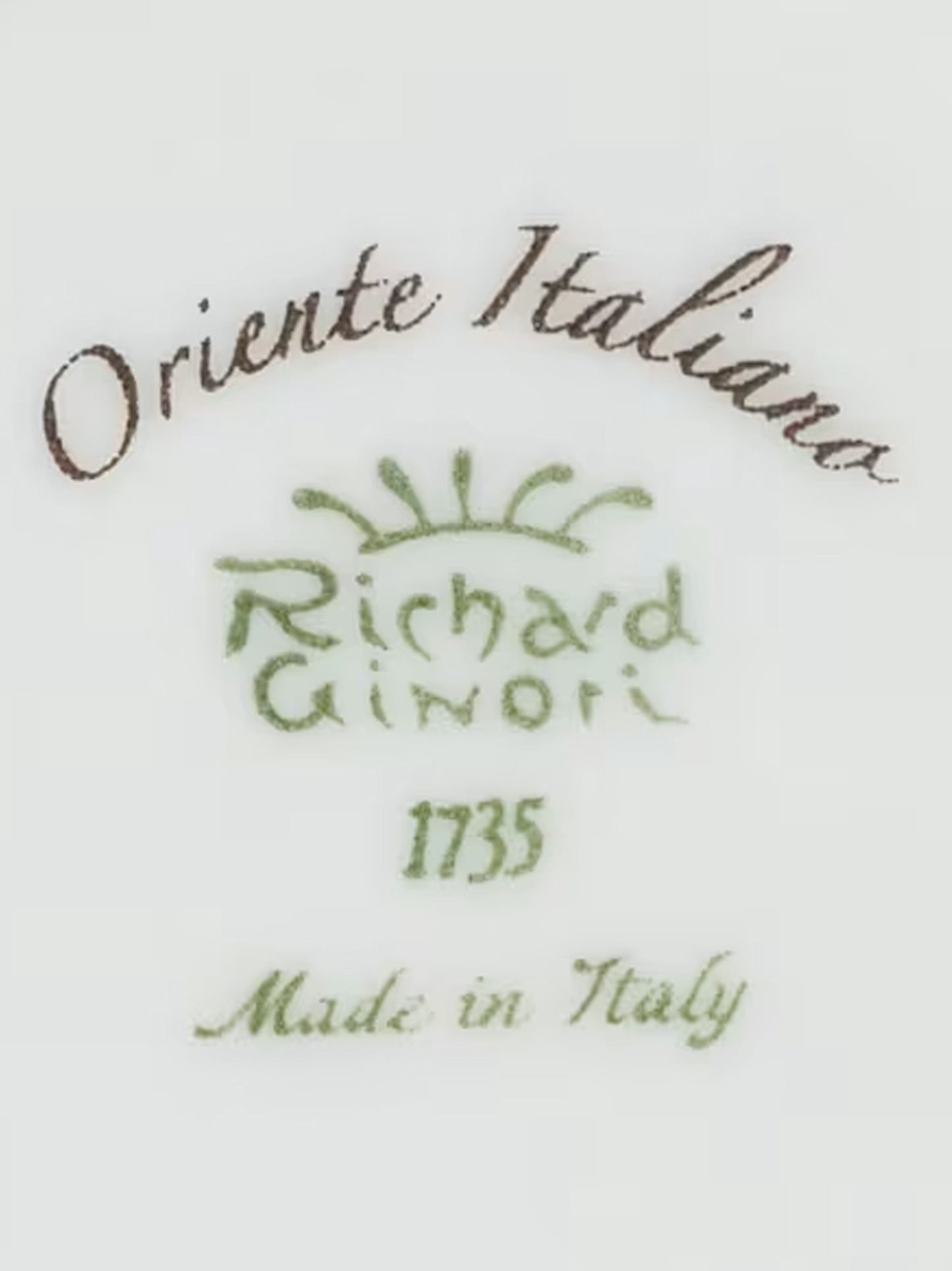 Cup 'Oriente Italiano' 220 cc Tea and coffee