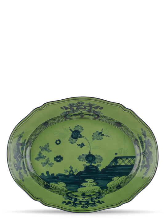 'Oriente Italiano' oval course plate Trays