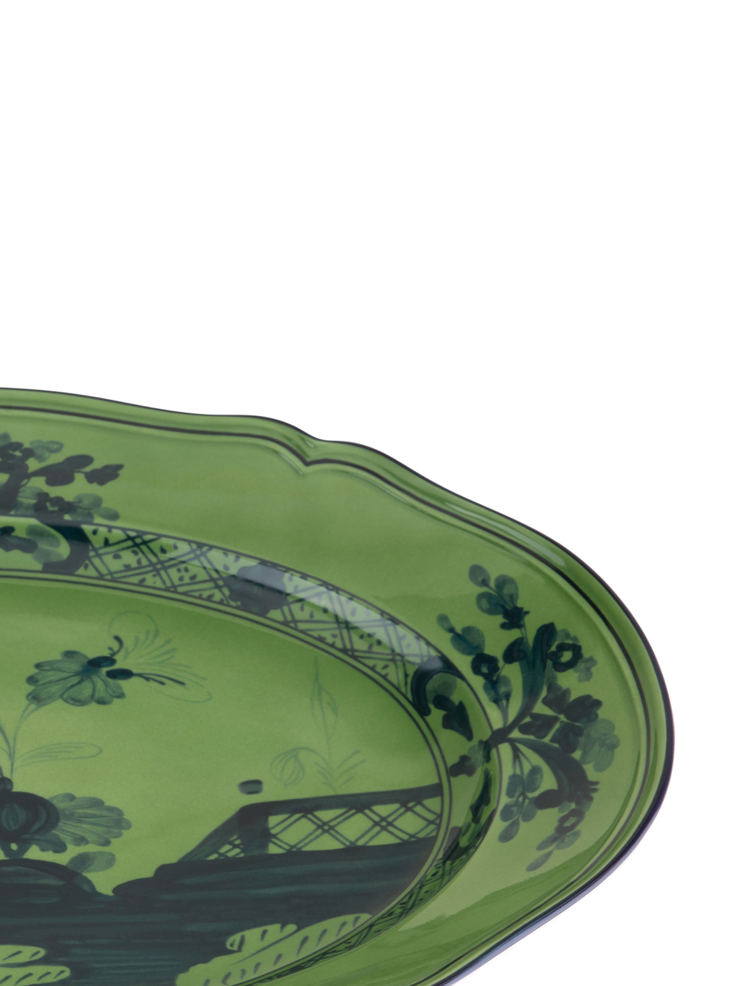 'Oriente Italiano' oval course plate Trays