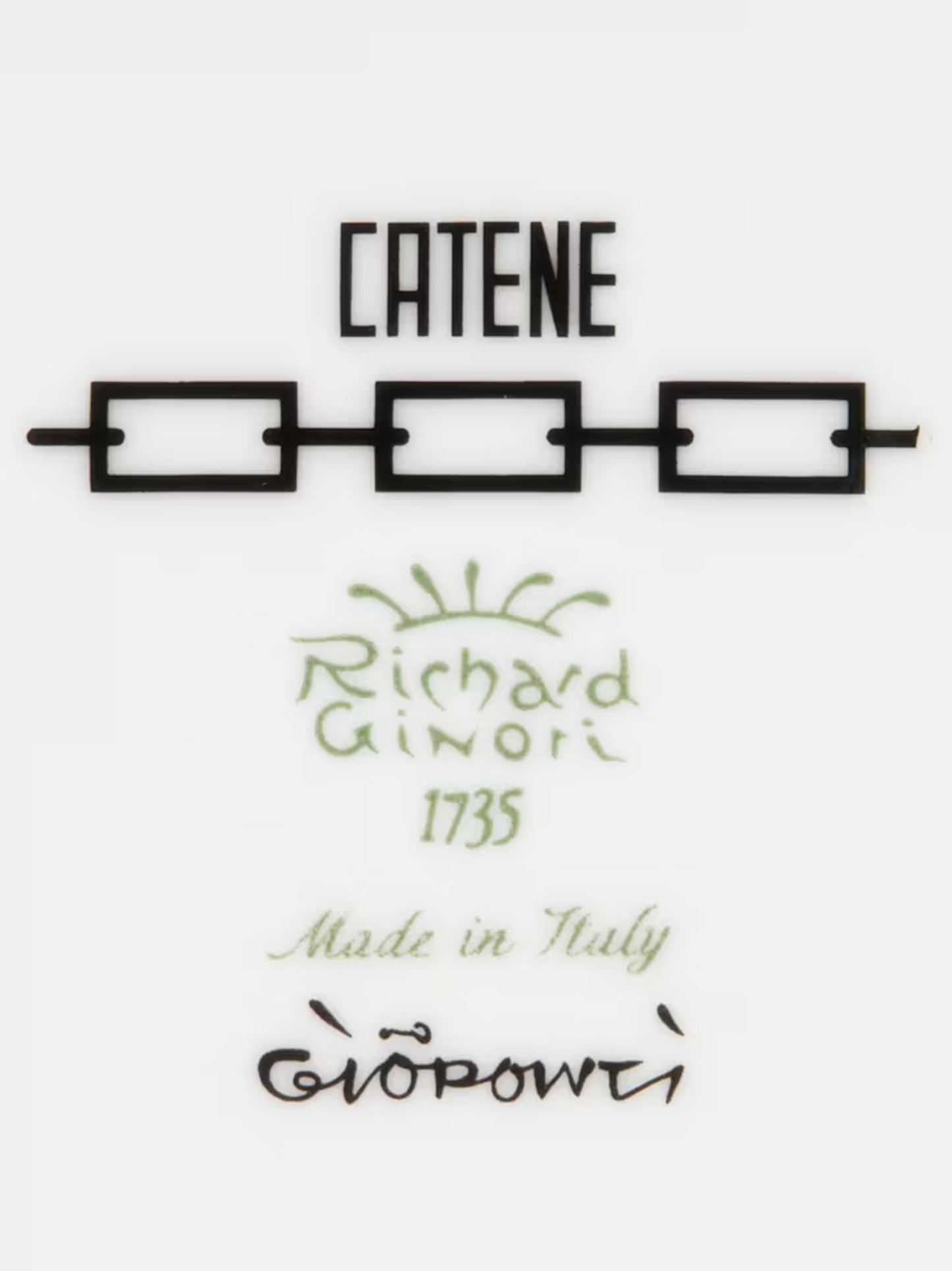 Cup 'Catene' 400 cc Tea and coffee