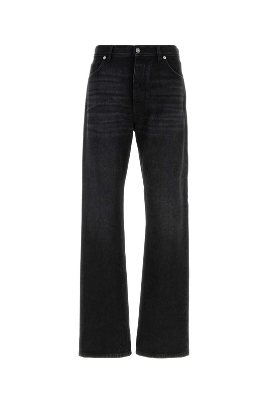 DENIM REGULAR BLACK DENIM JEANS