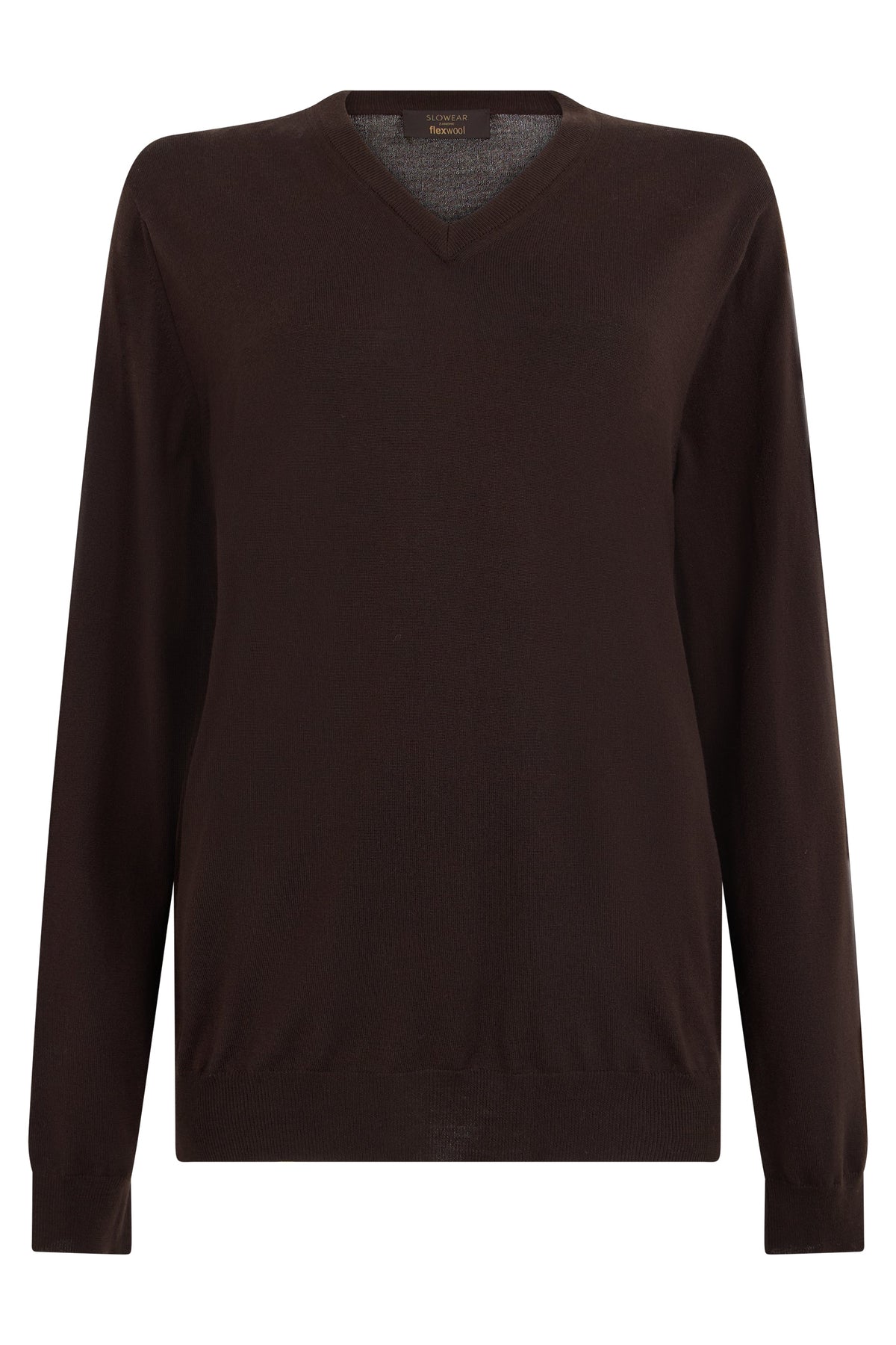 Virgin wool sweater with V-neck RTW