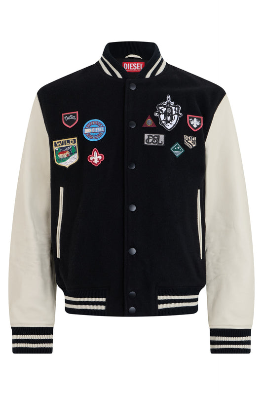 Varsity jacket with patch RTW