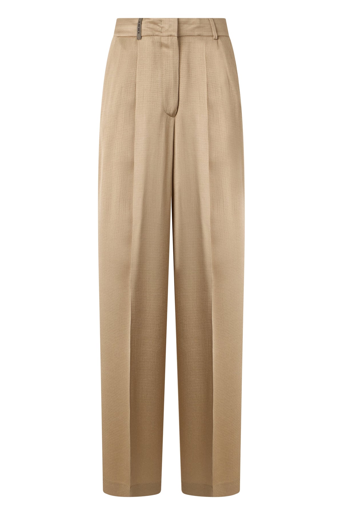 Stretch Cotton Satin Trousers RTW