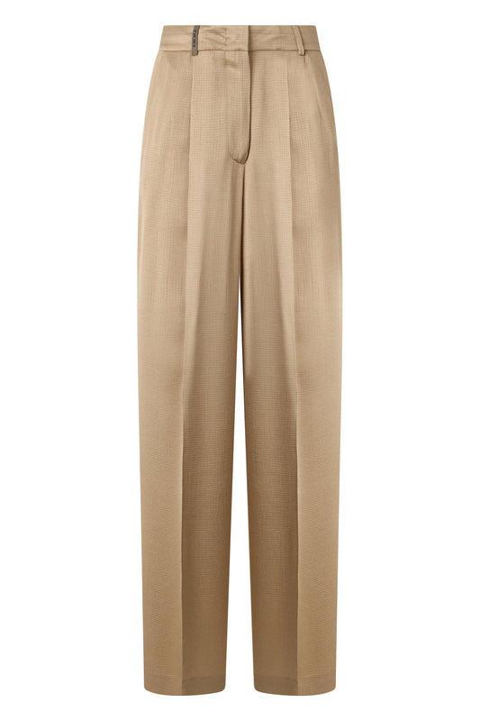 Stretch Cotton Satin Trousers RTW