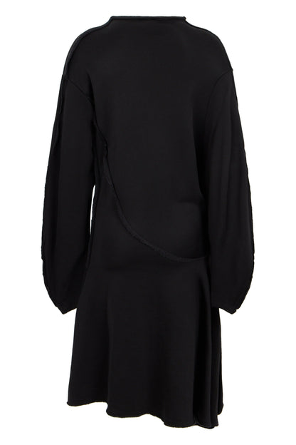 Asymmetrical dress with long sleeves RTW