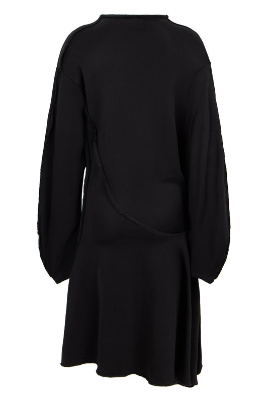 Asymmetrical dress with long sleeves RTW