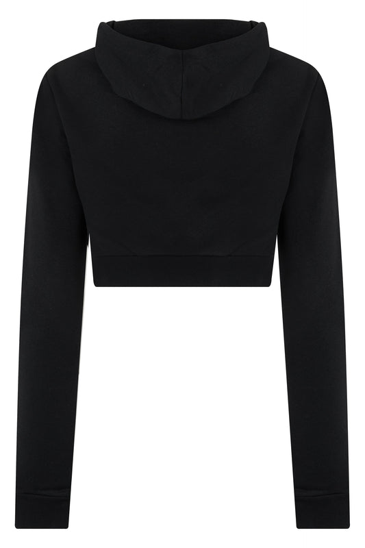 Cropped hoodie with zip and hood RTW