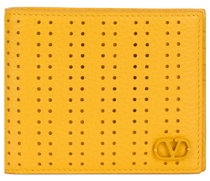 Perforated leather wallet ACC