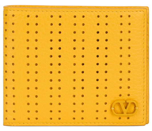 Perforated leather wallet ACC