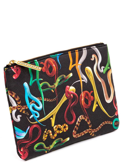 Seletti x Toiletpaper' 'Snakes' pouch Clutch