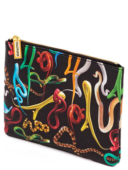 Seletti x Toiletpaper' 'Snakes' pouch Clutch