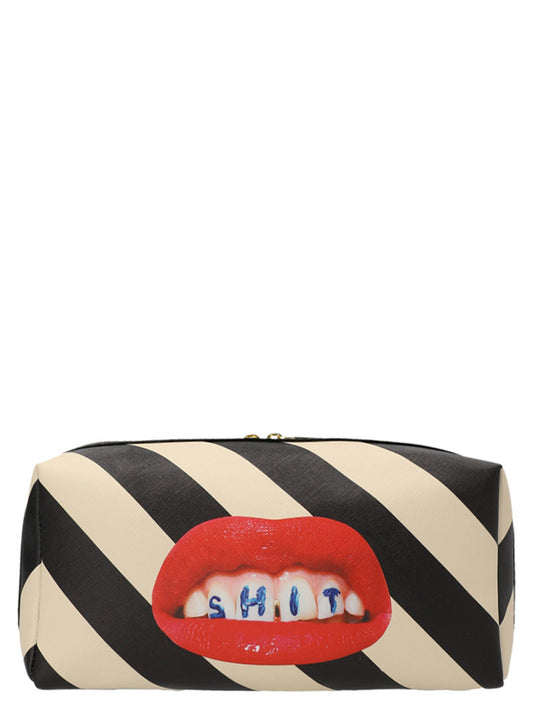Seletti x Toiletpaper 'Regimental Shit’ beauty bag Beauty