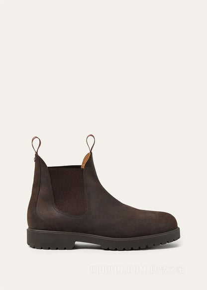Loro Piana Dover walk chelsea boot rugged calf