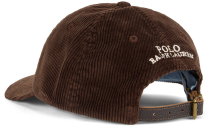 Hat with curved visor made of ribbed cotton ACC