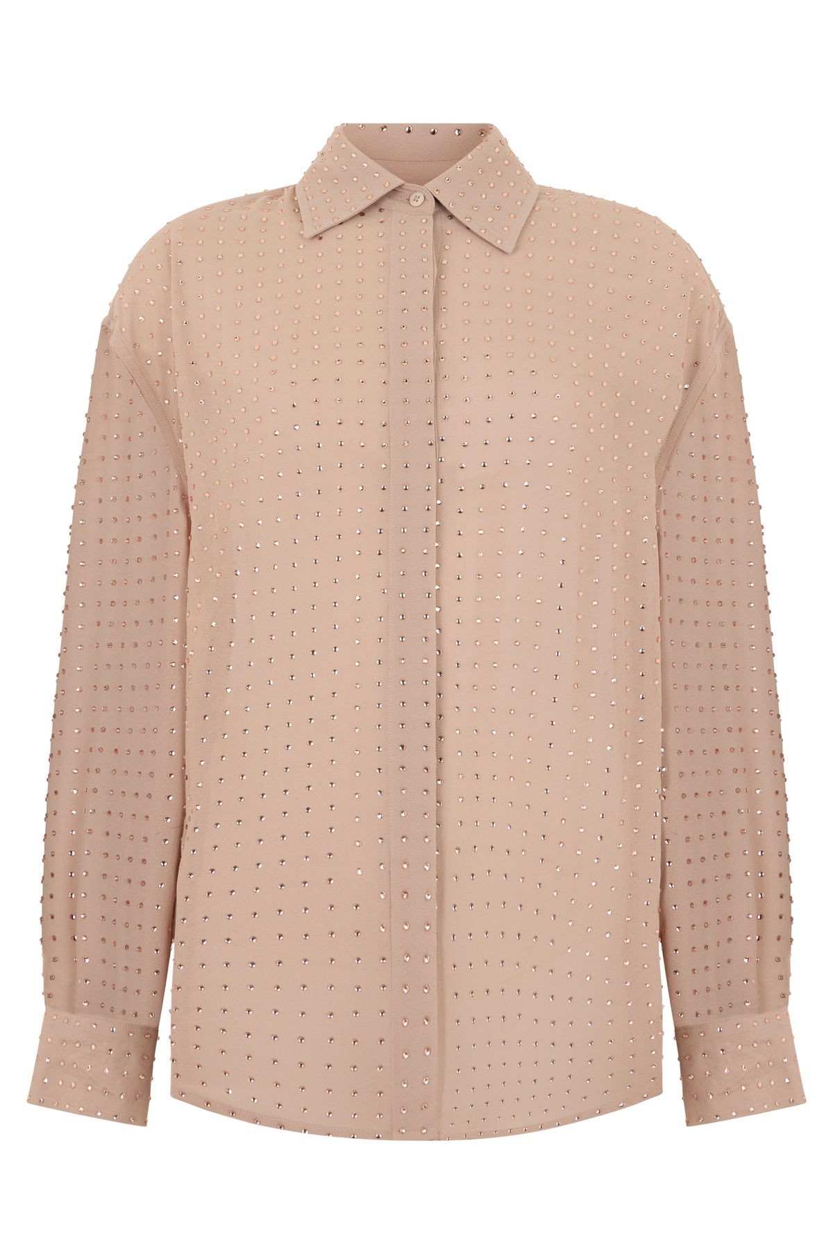 Georgette blouse with rhinestones RTW