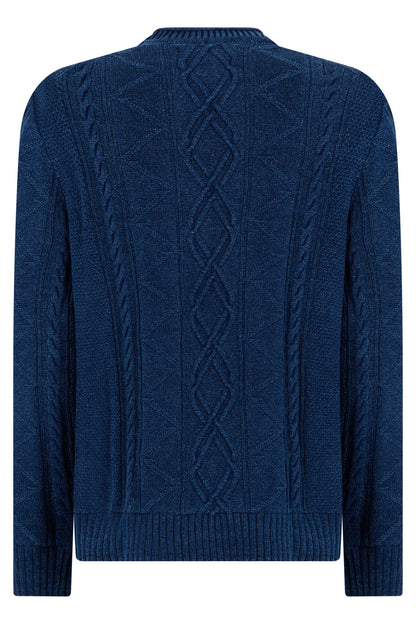Crew neck sweater in cotton RTW