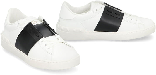 Valentino Garavani - Open Leather low-top sneakers SHOES