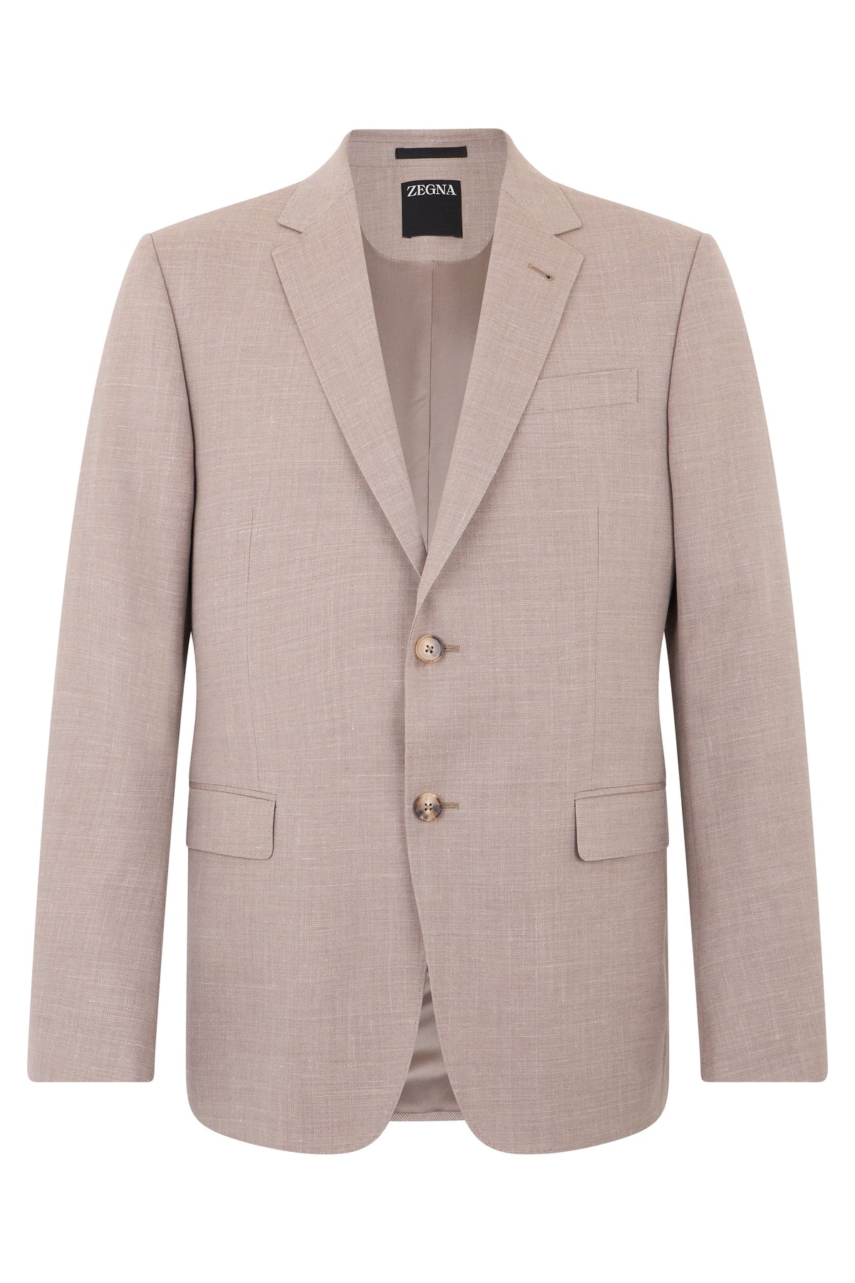 Single-breasted blazer in a wool and linen blend RTW