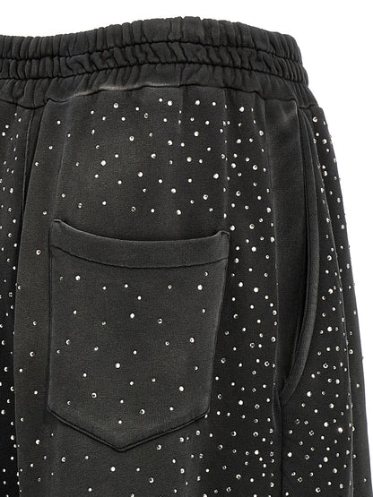 Rhinestone joggers Pants